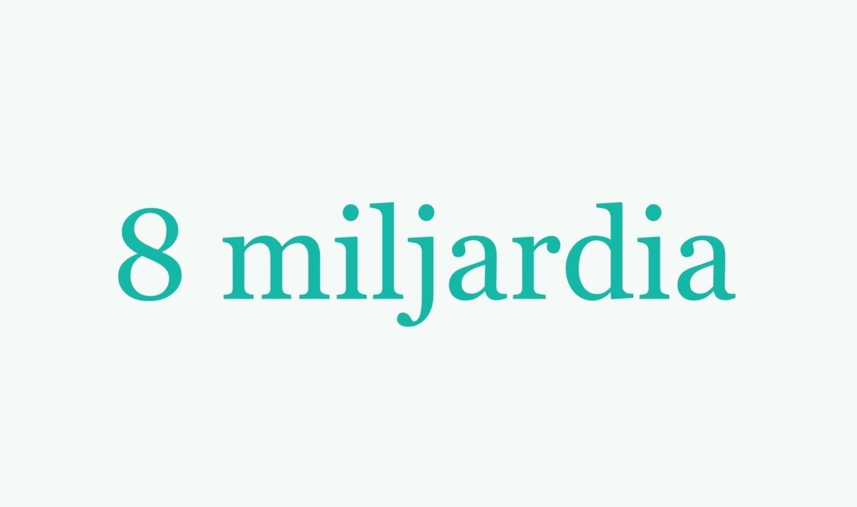 8 miljardia